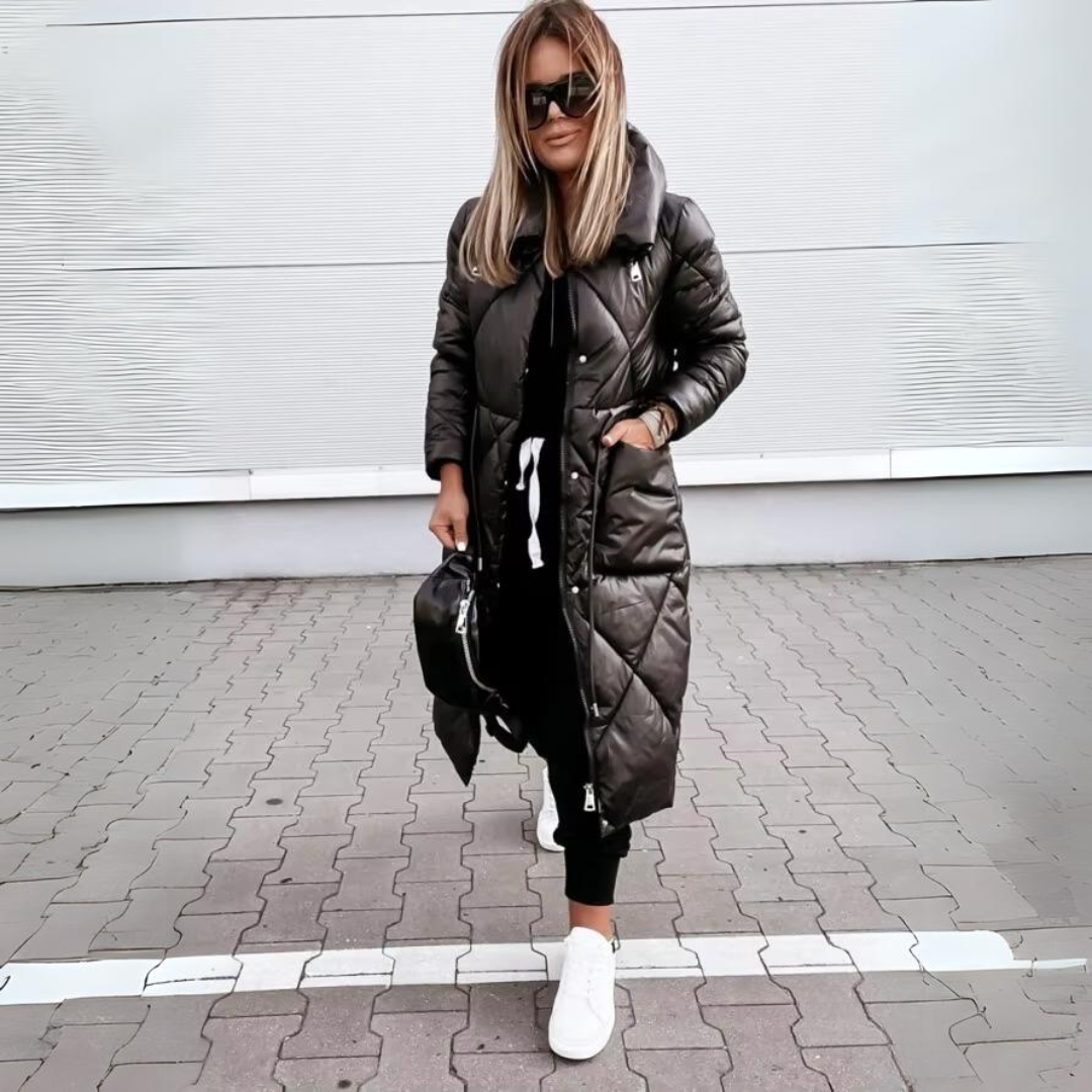 Abrigo elegante acolchado mujer - Elara