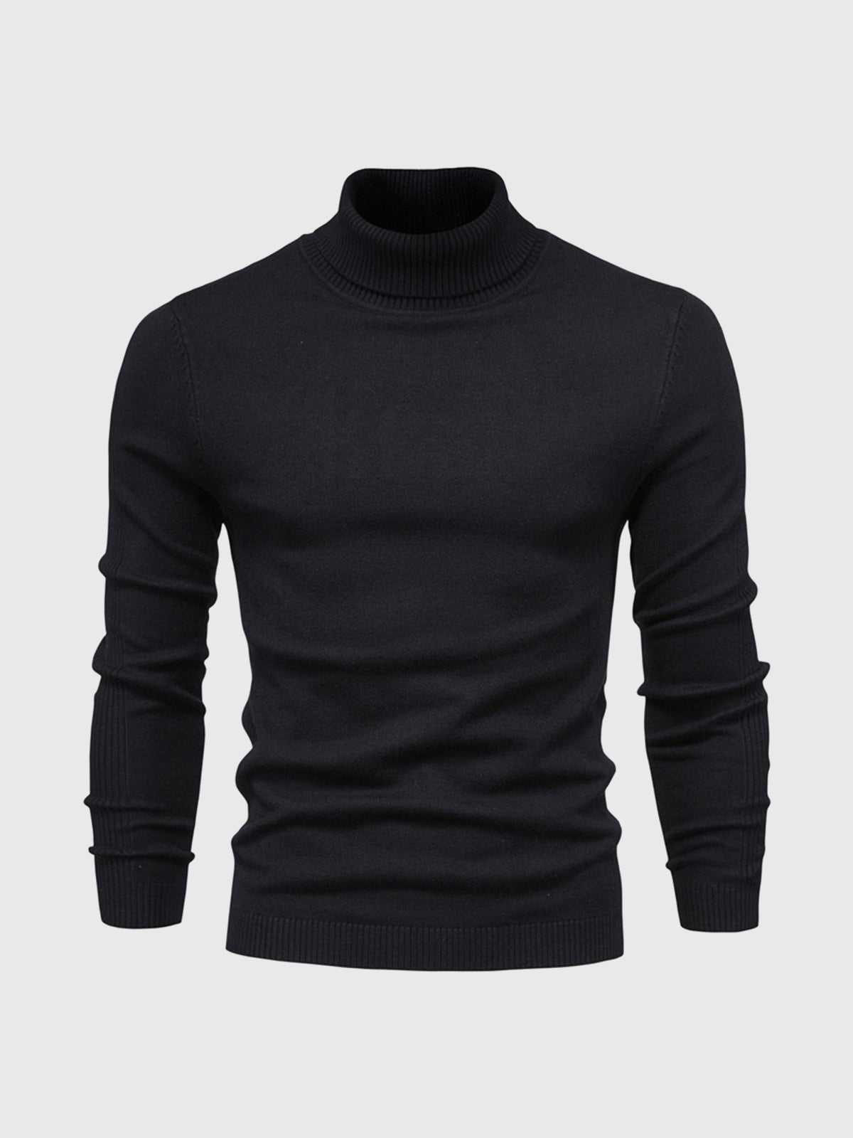 Jersey de cuello alto para hombre, lavable