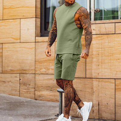 Conjunto deportivo hombre sin mangas - Axel
