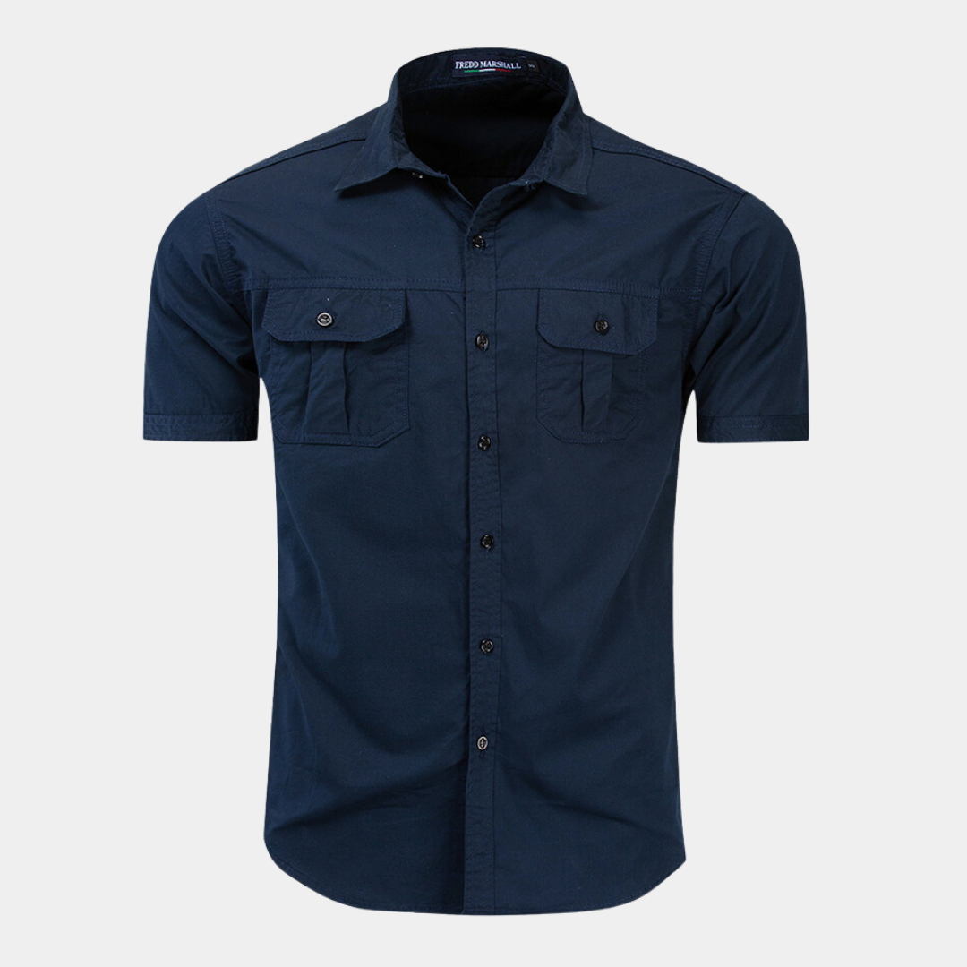 Ralph - Blusa casual cargo para hombre