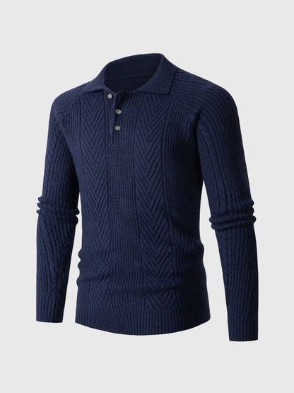 Suéter Henley Polo