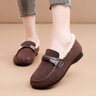 Mocasines de mujer con forro calido para otoño - Mirie
