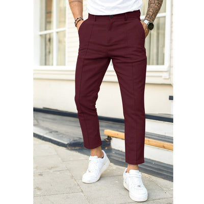 Pantalones de ocio casuales y elegantes para hombre