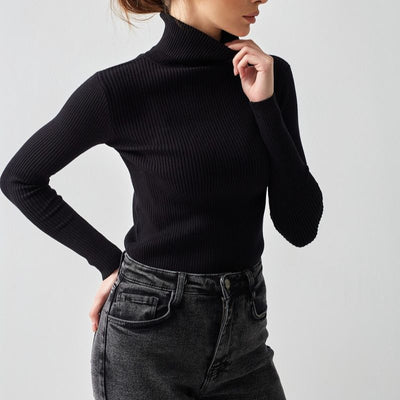 Jersey de canale para mujer de cuello alto - Itzel