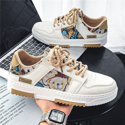 Zapatillas deportivas hombre panel bordado estilo casual - Elías