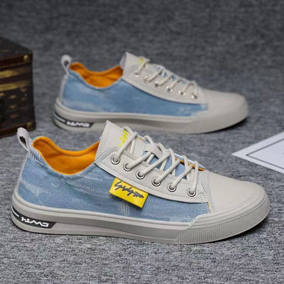 Zapatillas casuales hombre lona combinada estilo urbano - Elías
