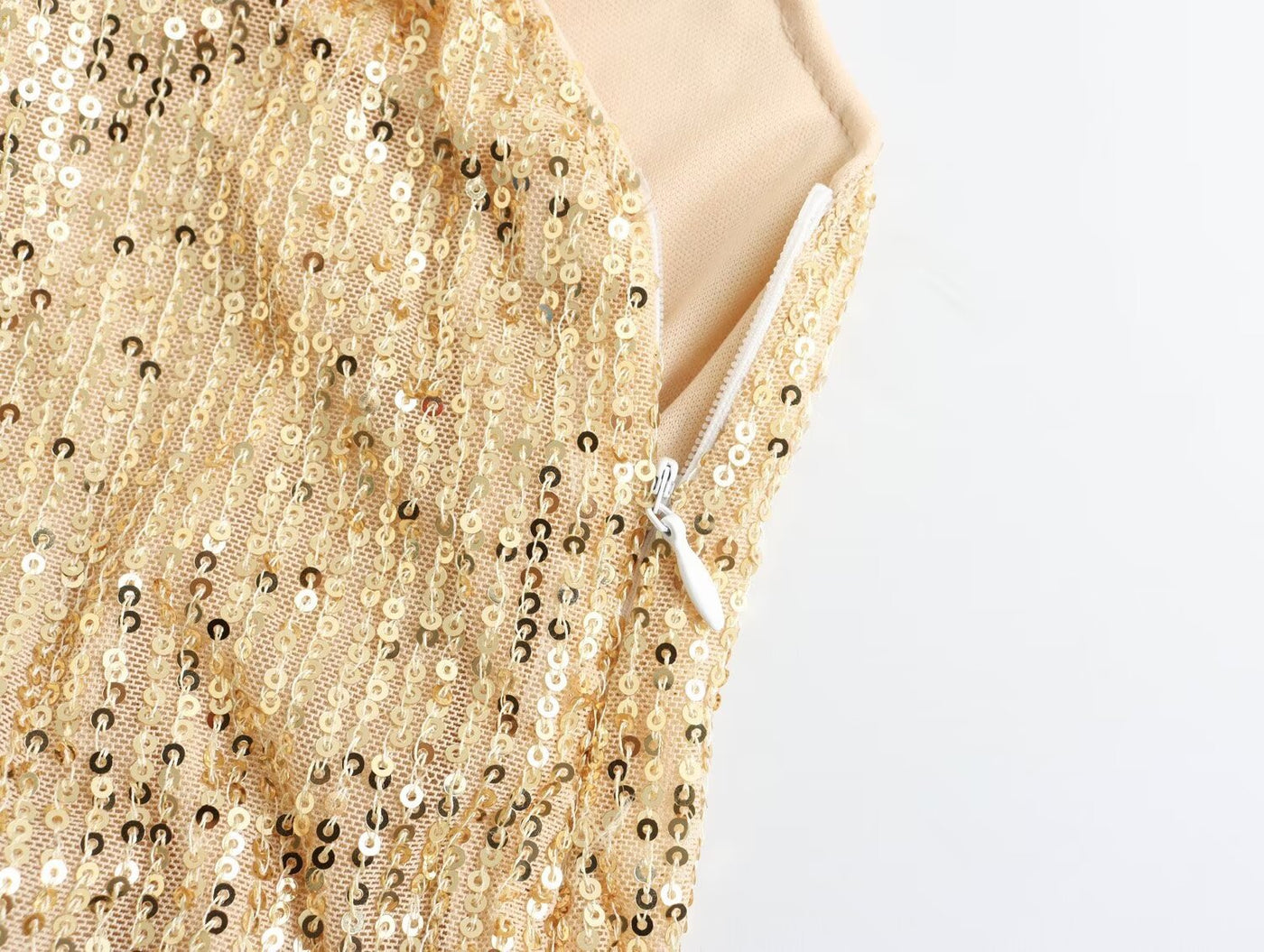 Vestido para mujer efecto aplicaciones luminosas - Sarynne