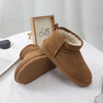 Botines de invierno para mujer en ante con forro interior - Sophia
