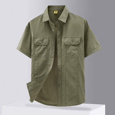 Camisa de trabajo hombre estilo casual con bolsillos - Felipe