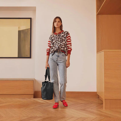 Cárdigan para mujer con estampado moderno - Alvéra