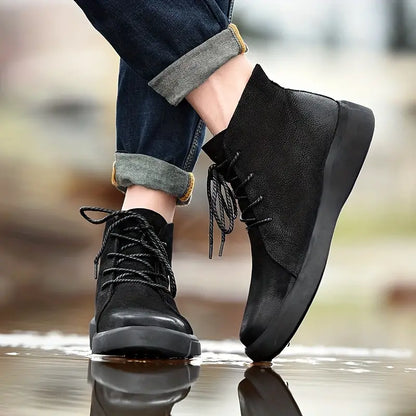 AcrosBoots - Botas de Piel con Cordones