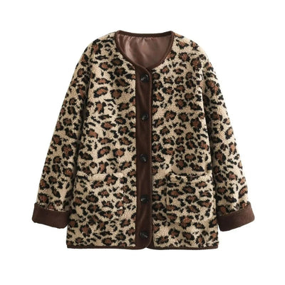 Sofia - Abrigo de leopardo para mujer