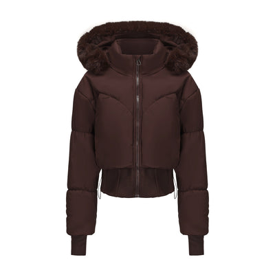 Chaqueta corta para mujer con capucha - Avenil