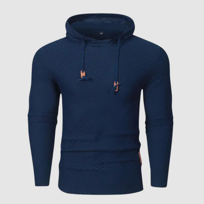 Harvey - Sudadera con capucha texturizada para hombre