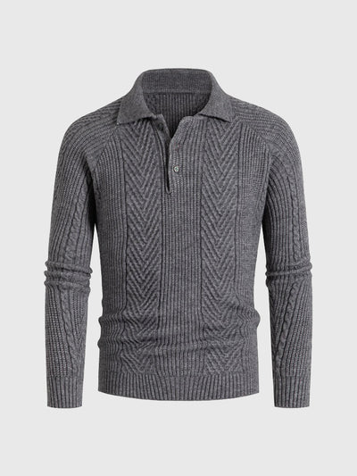 Suéter Henley Polo