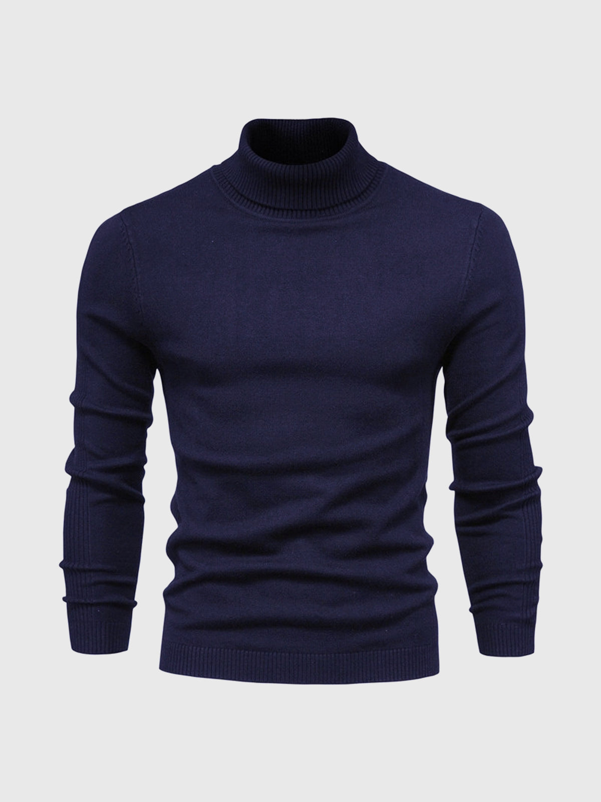 Jersey de cuello alto para hombre, lavable