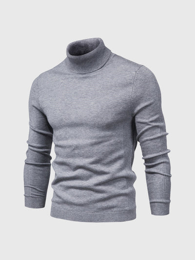 Jersey de cuello alto para hombre, lavable