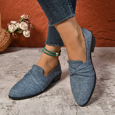 Mocasines mujer con lazo - Elvira
