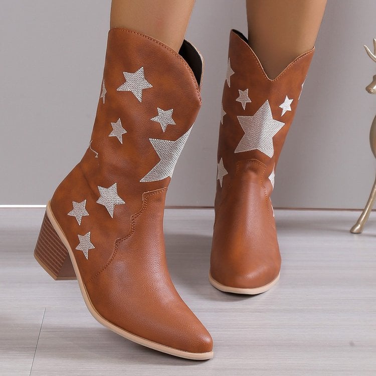 Botas estilo western para mujer - Kezara