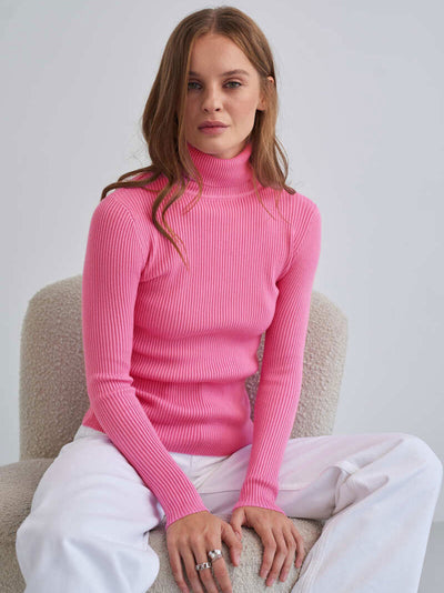 Jersey de canale para mujer de cuello alto - Itzel