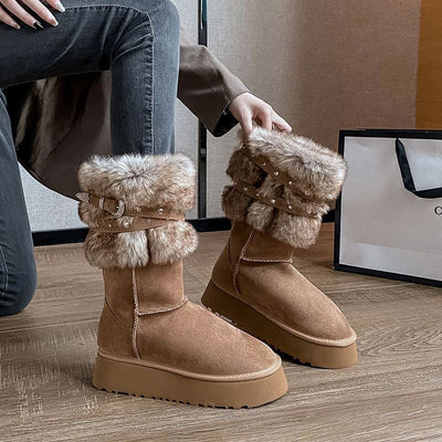 Botas de invierno para mujer efecto envolvente - Senaira
