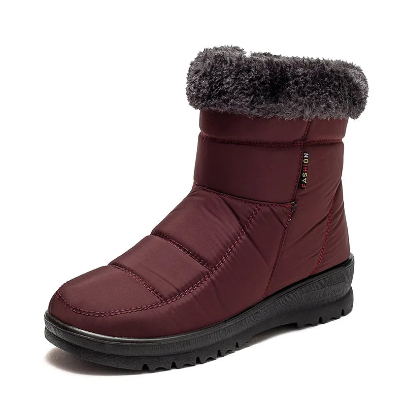 Alyna - Botas de invierno para mujer, cálidas y cómodas