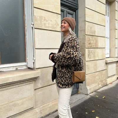 Sofia - Abrigo de leopardo para mujer