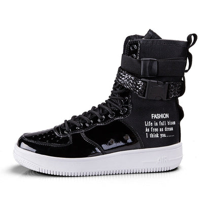 Botas altas hombre lona reforzada estilo urbano - Esteban