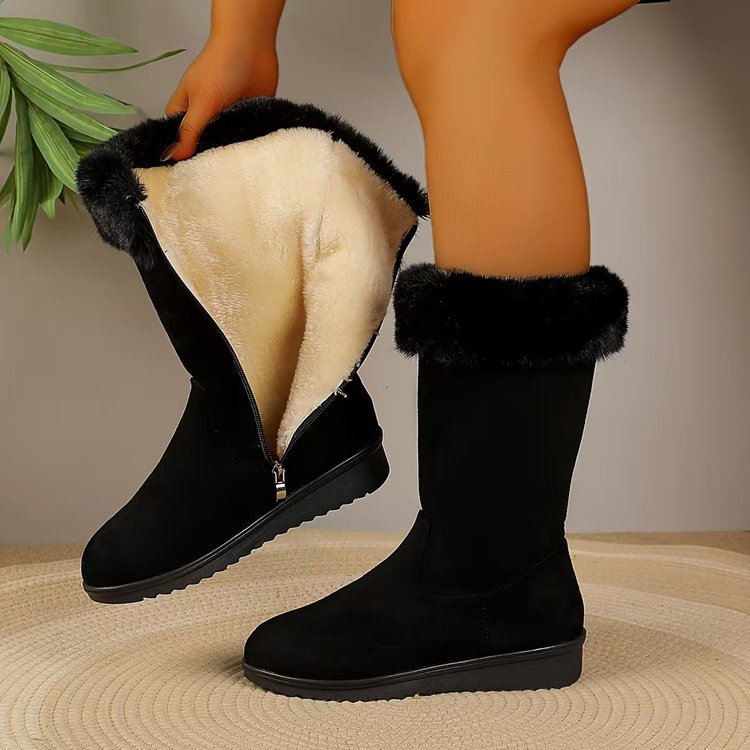 Botas de nieve forradas de invierno para mujer - Ilara