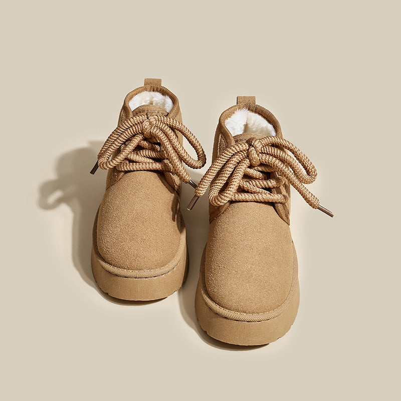 Botas para mujer efecto afelpado envolvente - Lanyra