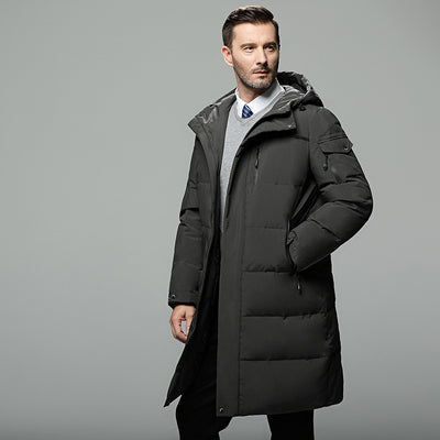 Abrigo acolchado para hombre con capucha desmontable - Markus