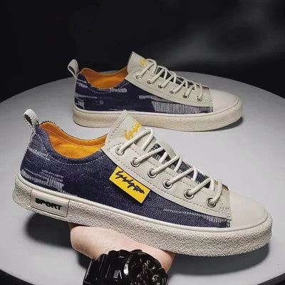 Zapatillas casuales hombre lona combinada estilo urbano - Elías