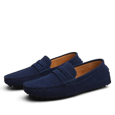 Mocasines hombre gamuza genuina estilo casual - Larkstone