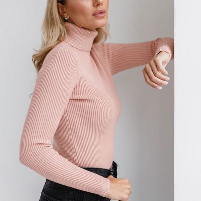 Jersey de canale para mujer de cuello alto - Itzel