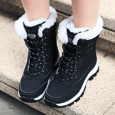 Botas de nieve para mujer con forro y suela antideslizante - Ana