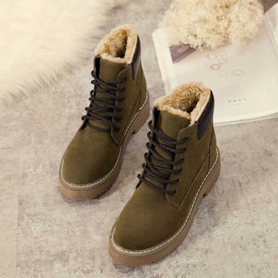 Botas para mujer efecto ante con interior cálido - Nerelis