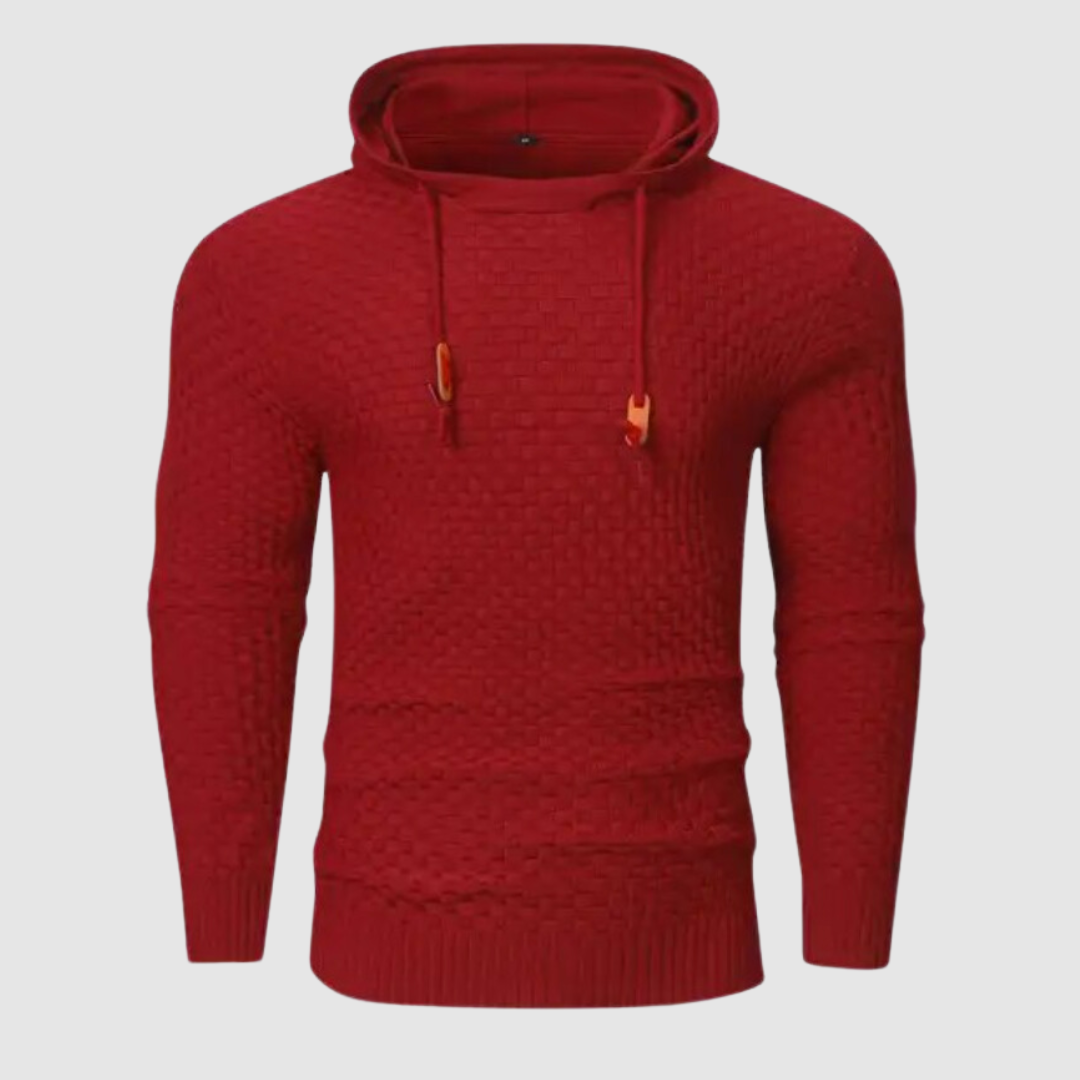 Harvey - Sudadera con capucha texturizada para hombre