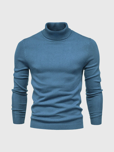 Jersey de cuello alto para hombre, lavable