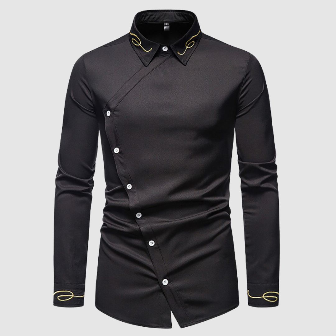 Alfred - Elegante camisa de manga larga