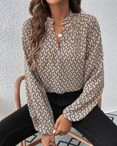 Elyna - Elegante blusa estampada