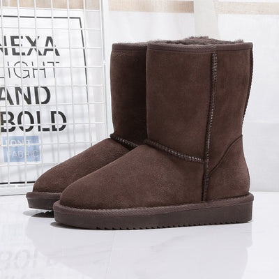 Botas de invierno para mujer en ante con forro interior calido - Thalia