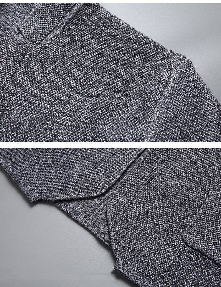 Chaqueta de punto para hombre con cuello mao - Karl