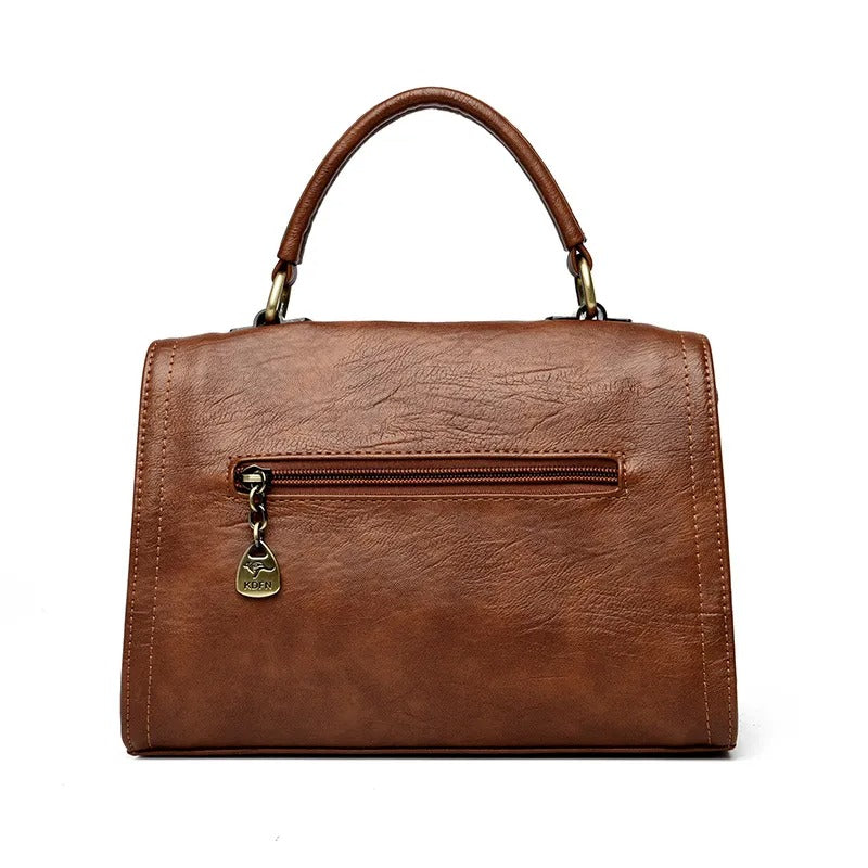 Bolso bandolera para mujer de cuero sintético con detalles metálicos - Juliette