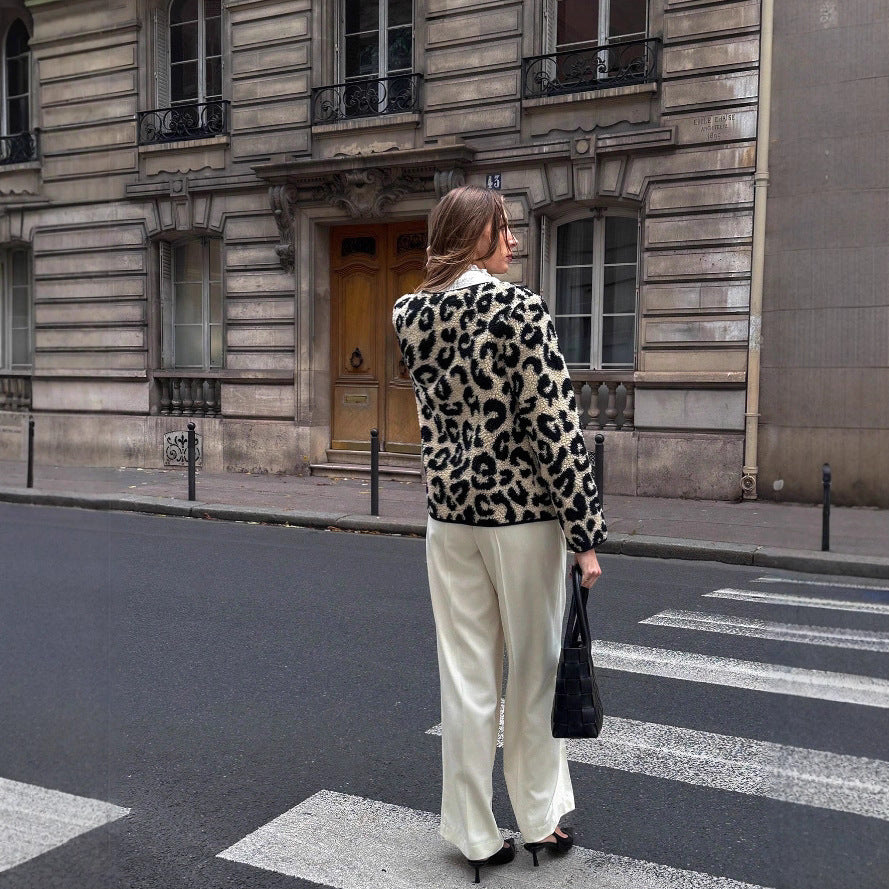 Chaqueta con estampado de leopardo para mujer - Narelle