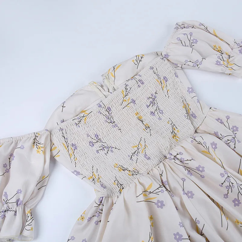 Nancy - Vestido corto con flores