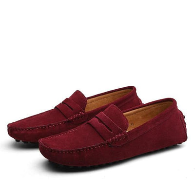 Mocasines hombre gamuza genuina estilo casual - Larkstone