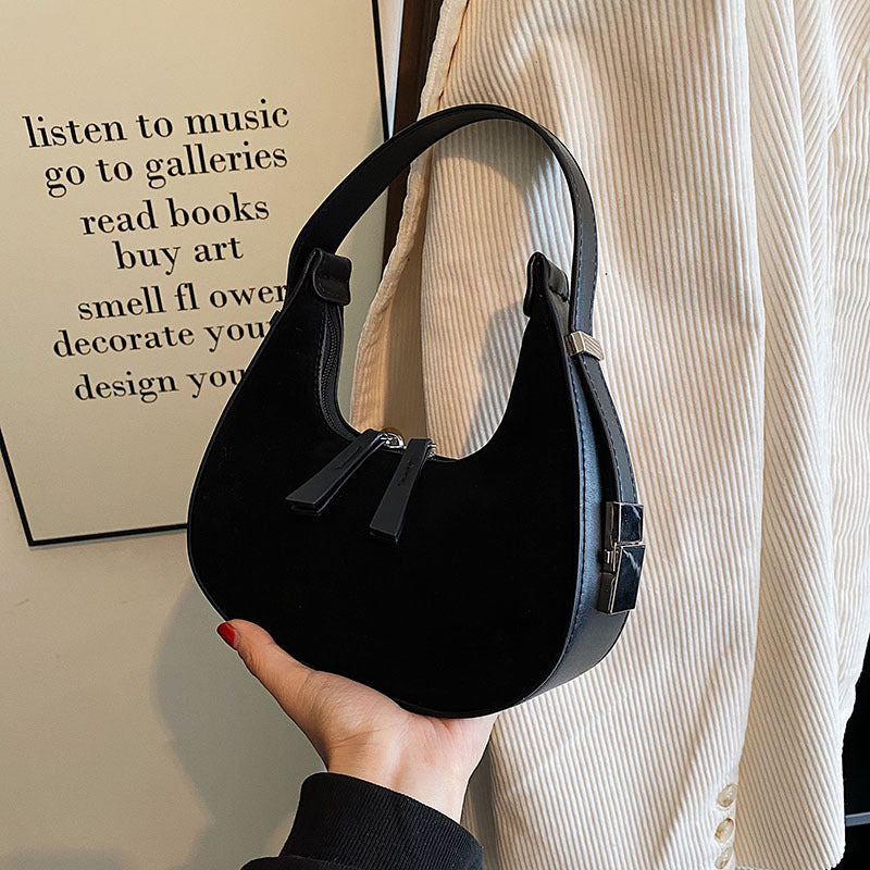 Bolso de hombro mate estilo frances - Solenne