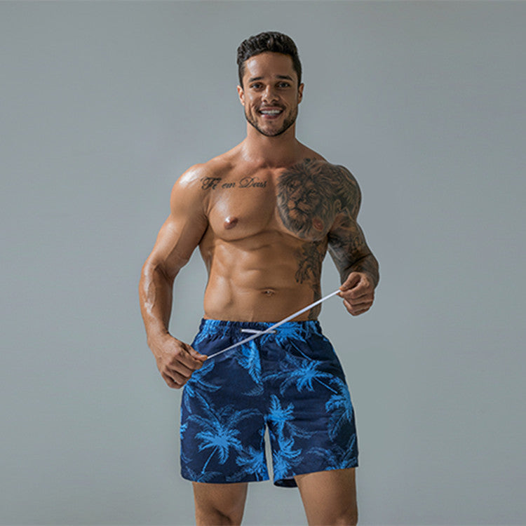 Bañador con estampado de moda para hombre short de playa