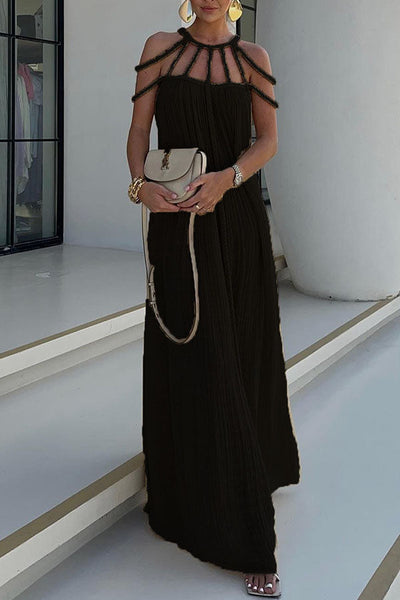 Elena - Sexy maxi vestido sin espalda para mujer