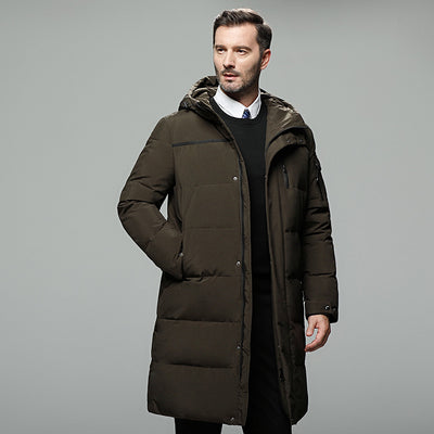 Abrigo acolchado para hombre con capucha desmontable - Markus
